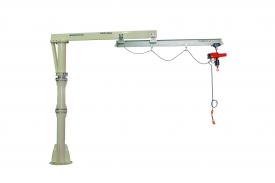 JIB CRANE WITH ELECTRIC POWER CHAIN BLOCK(STATIONARY TYPE・ARM SLIDING TYPE)