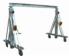 ALUMINUM PORTABLE GATE TYPE CRANE (TELESCOPE TYPE)