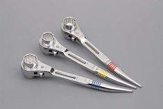 RATCHET WRENCH, Double Size (Short Type) All polish type with slide hole