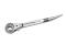 RATCHET WRENCH Double Size, All polish type, with bent spear