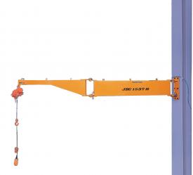JIB CRANE WITH ELECTRIC POWER CHAIN BLOCK (PILLER FITTING TYPE)