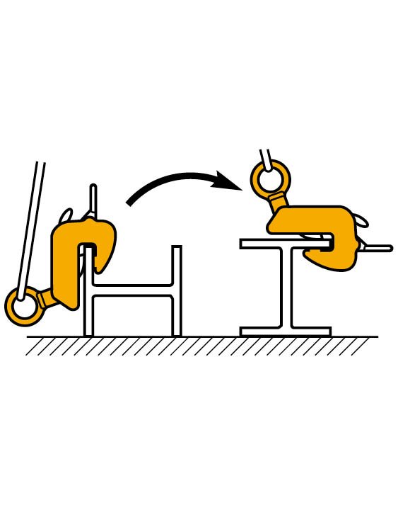 スーパー 横吊クランプ ロックハンドル式 HLC3H 期間限定 ポイント10倍