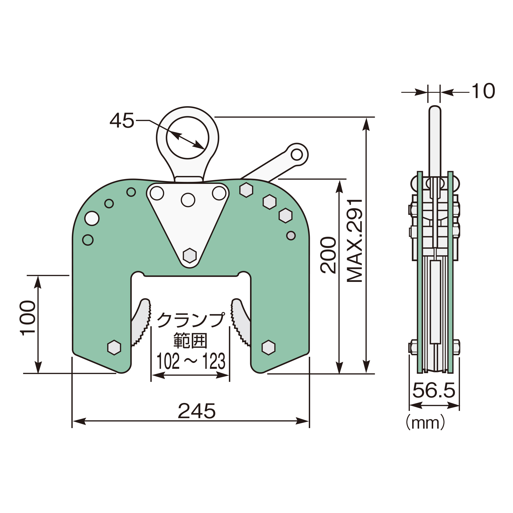 住宅(ハウジング)用吊クランプ - 総合作業工具メーカー・スーパー